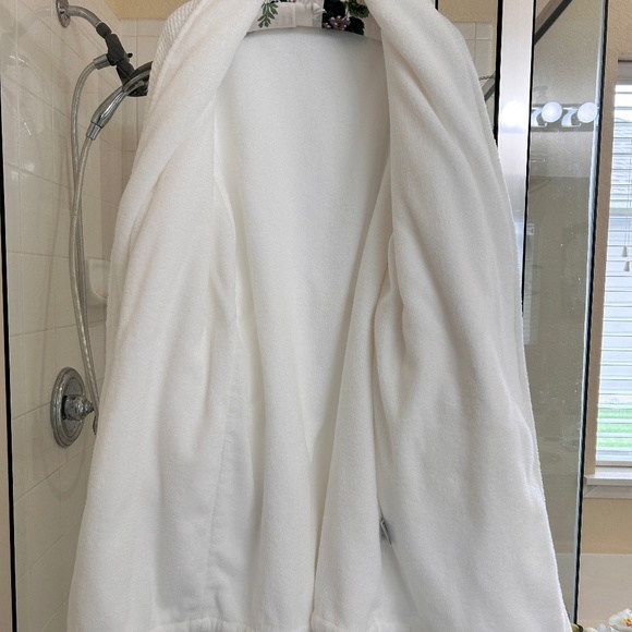 *Womens Turkish Cotton Waffle Spa/Bath Robe with Shawl Collar, Size S/M - Picture 4 of 7